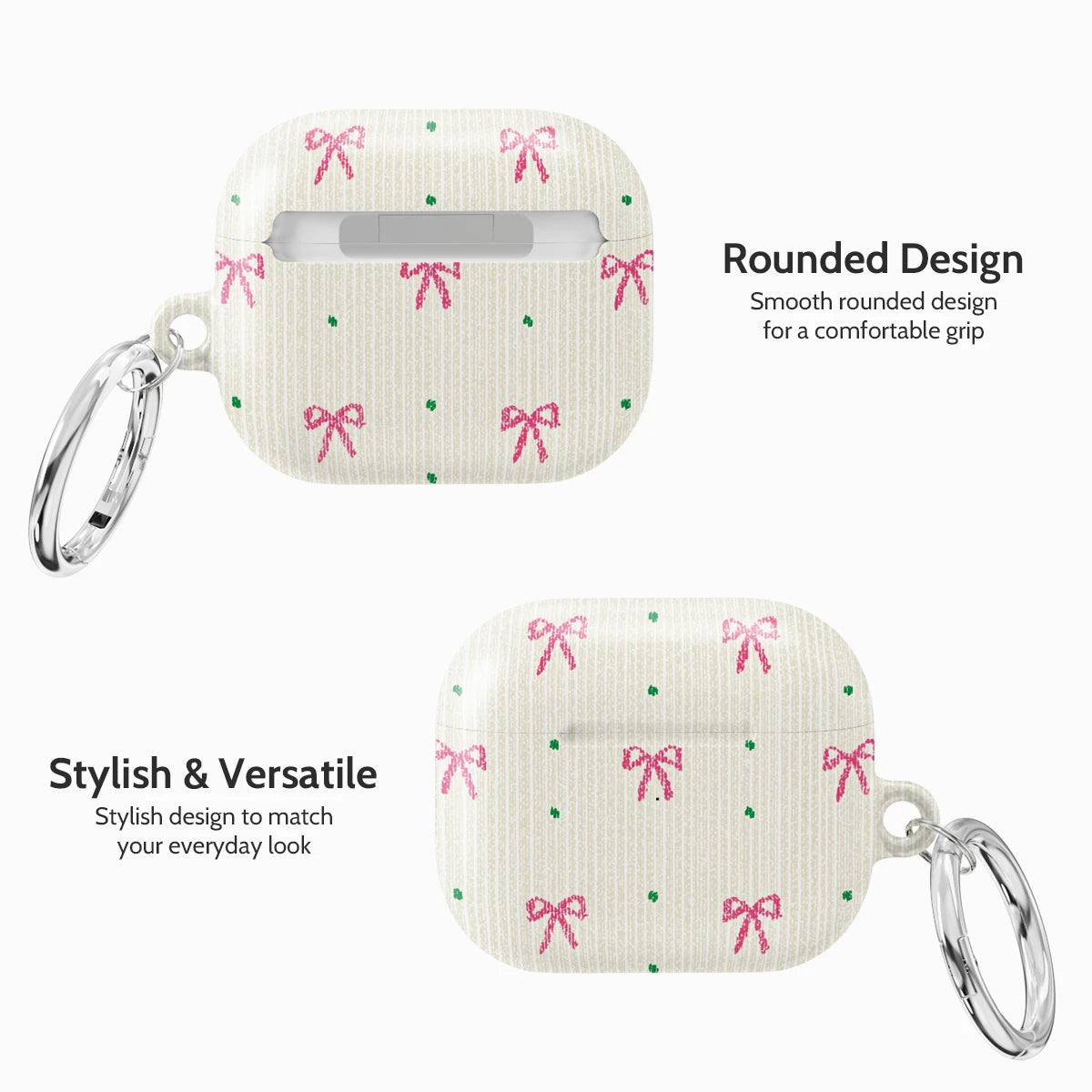 Rosy Ribbon - AirPods 3 Case