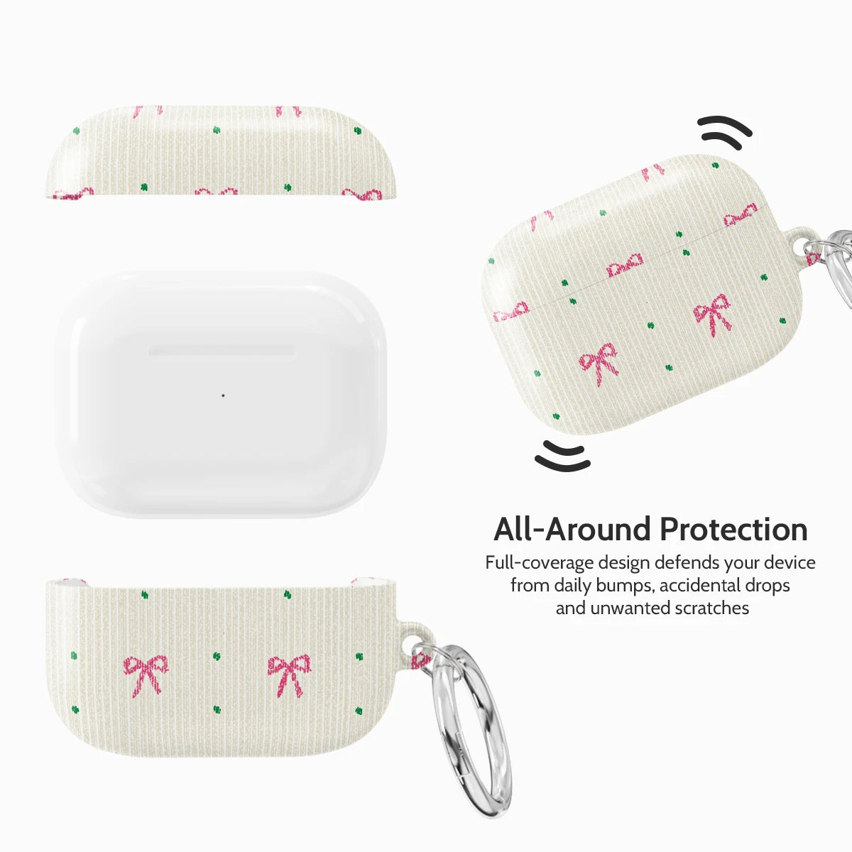 Rosy Ribbon - AirPods Pro 1 Case