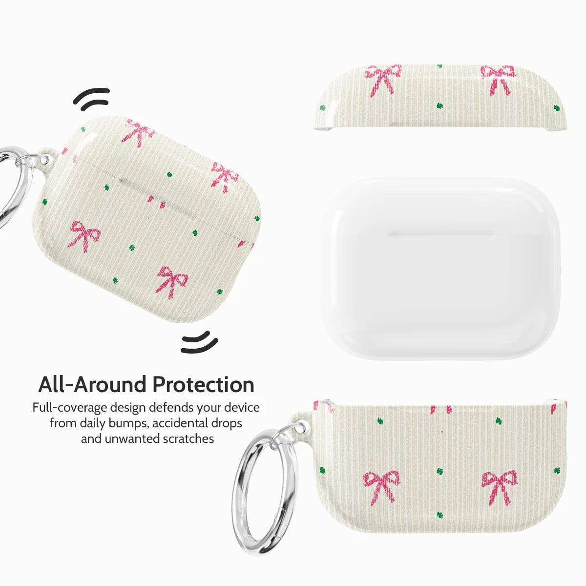 Rosy Ribbon - AirPods Pro 3 Case