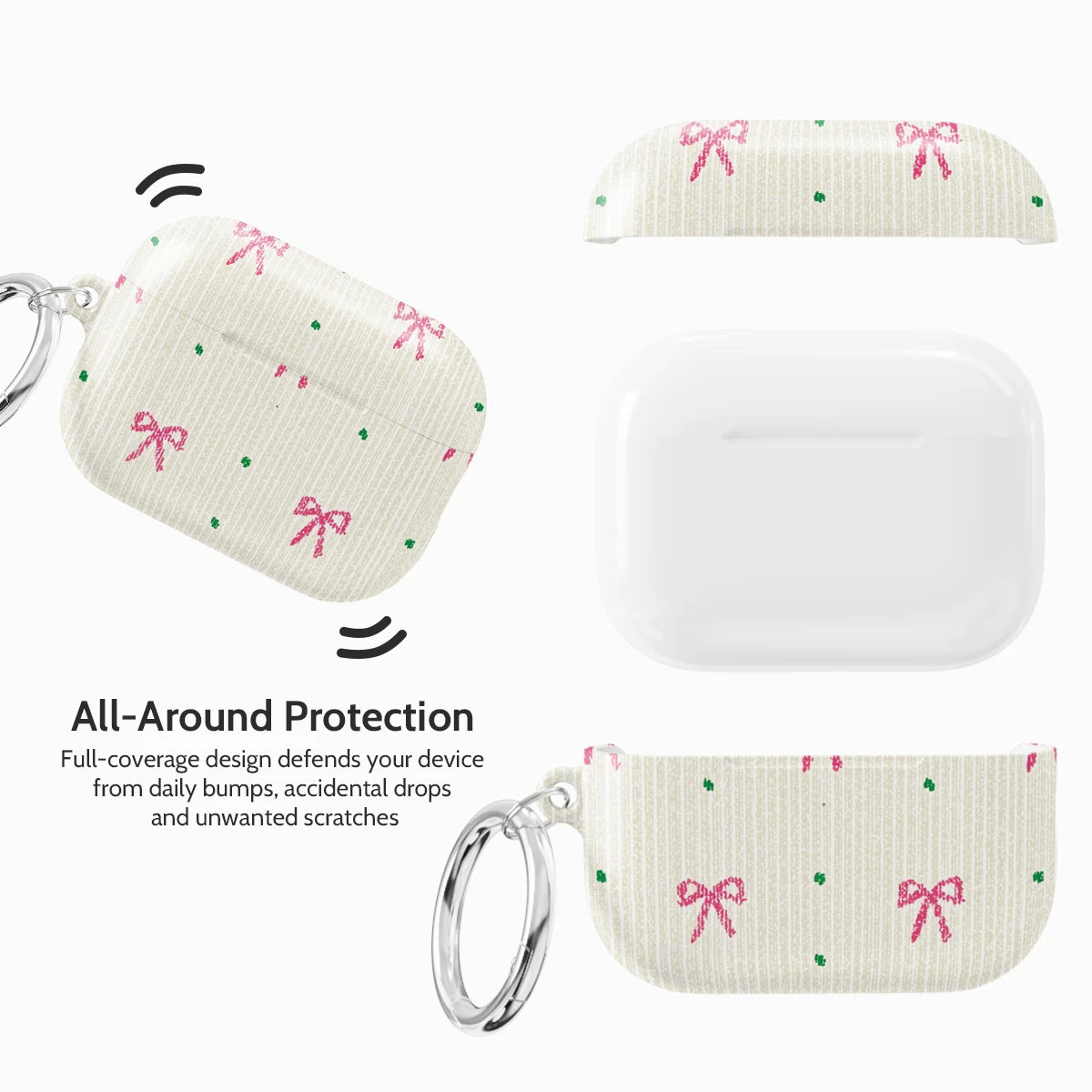 Rosy Ribbon - AirPods Pro 3 Case
