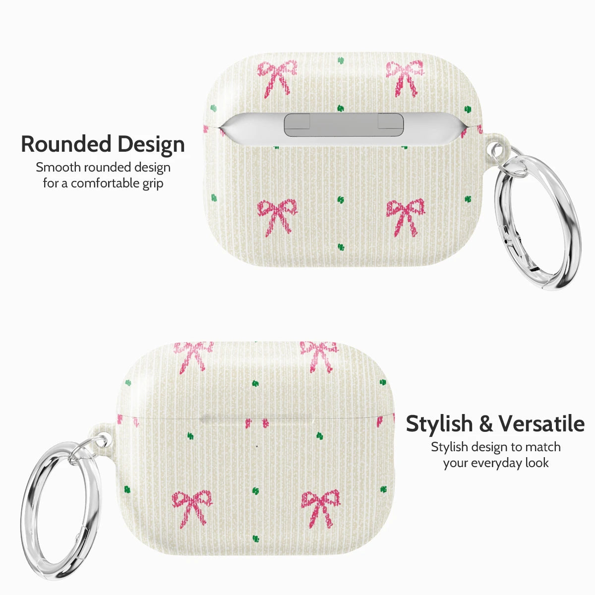 Rosy Ribbon - AirPods Pro 3 Case
