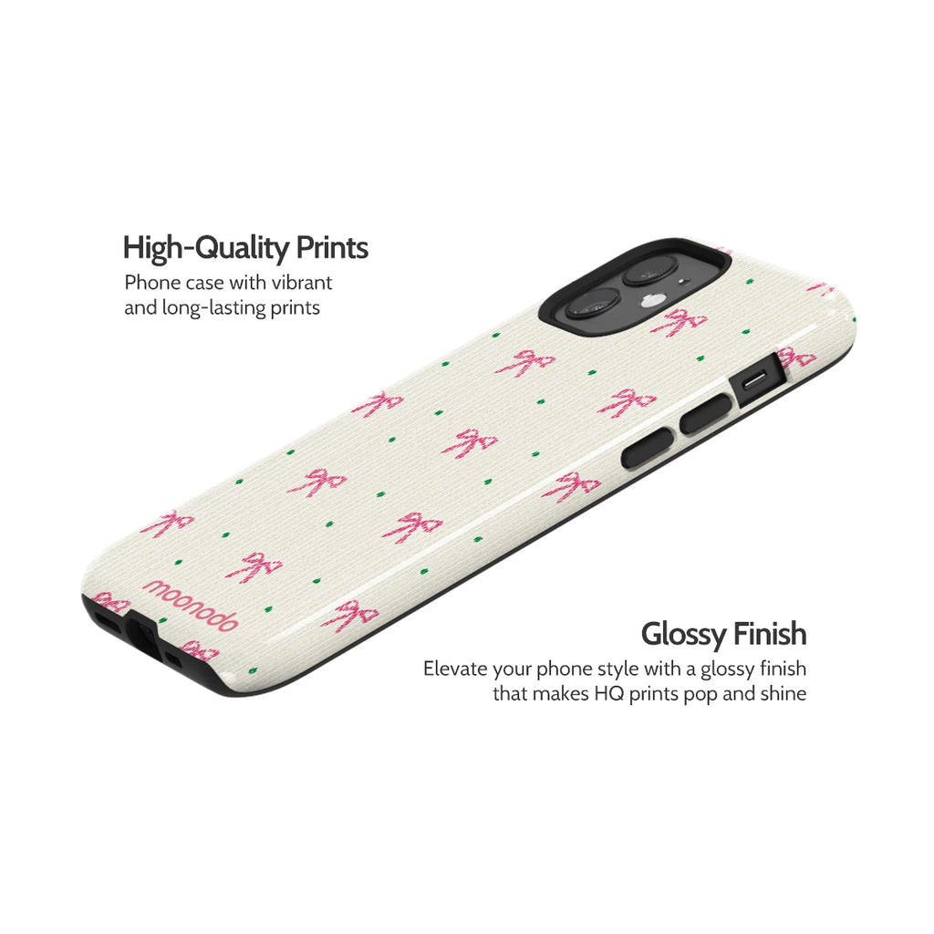 Rosy Ribbon - iPhone 12 Case