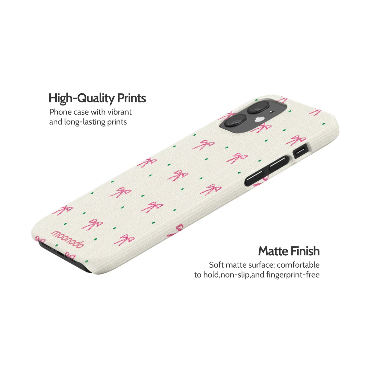 Rosy Ribbon - iPhone 12 Case