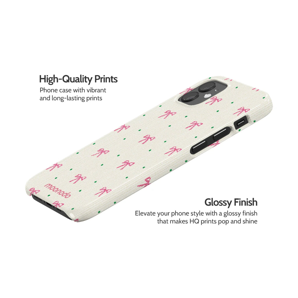 Rosy Ribbon - iPhone 12 Mini Case