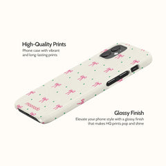 Rosy Ribbon - iPhone 12 Mini Case