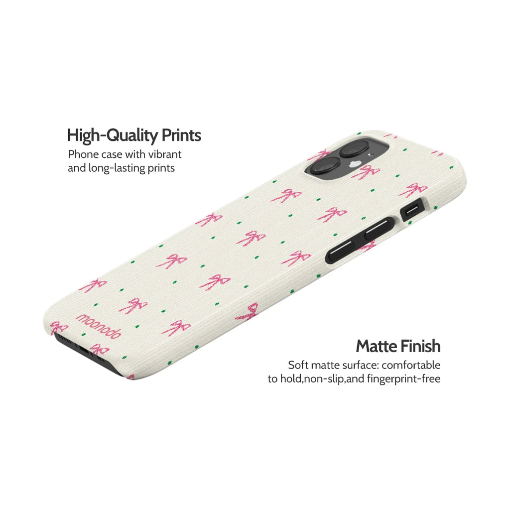 Rosy Ribbon - iPhone 12 Mini Case