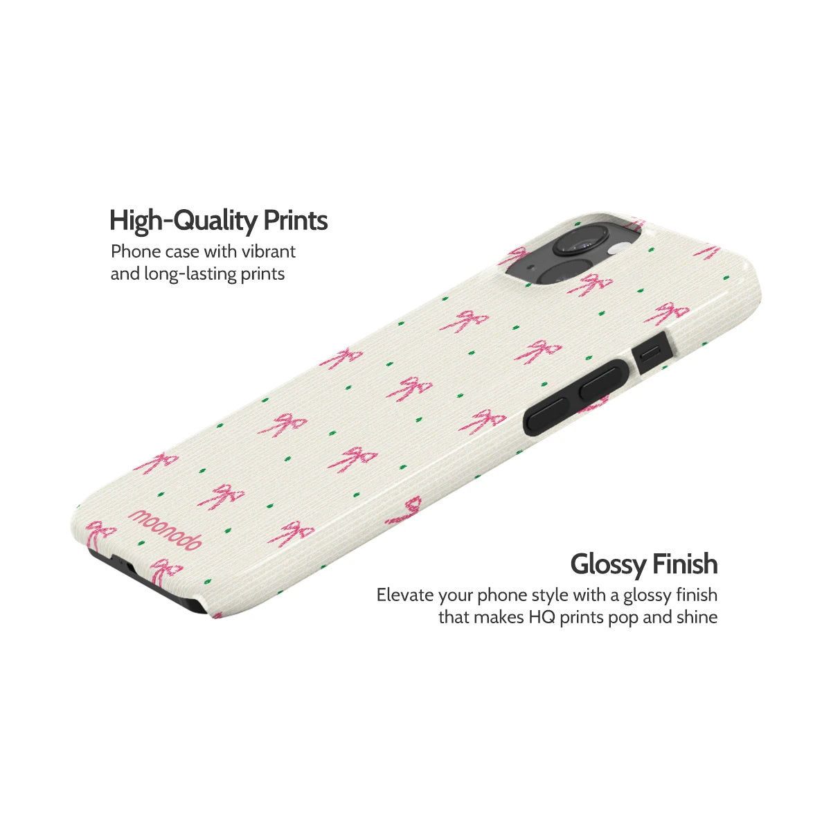 Rosy Ribbon - iPhone 13 Case