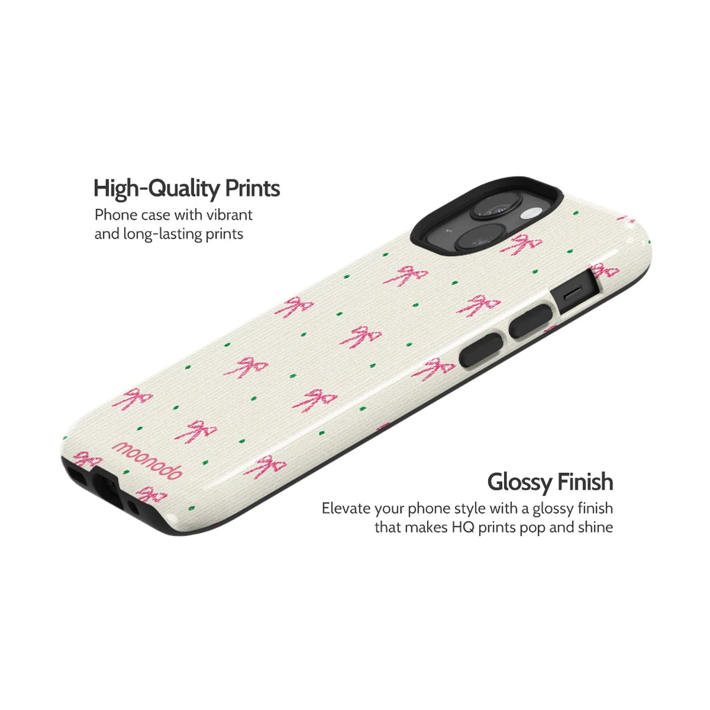 Rosy Ribbon - iPhone 13 Mini Case