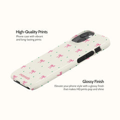 Rosy Ribbon - iPhone 13 Mini Case