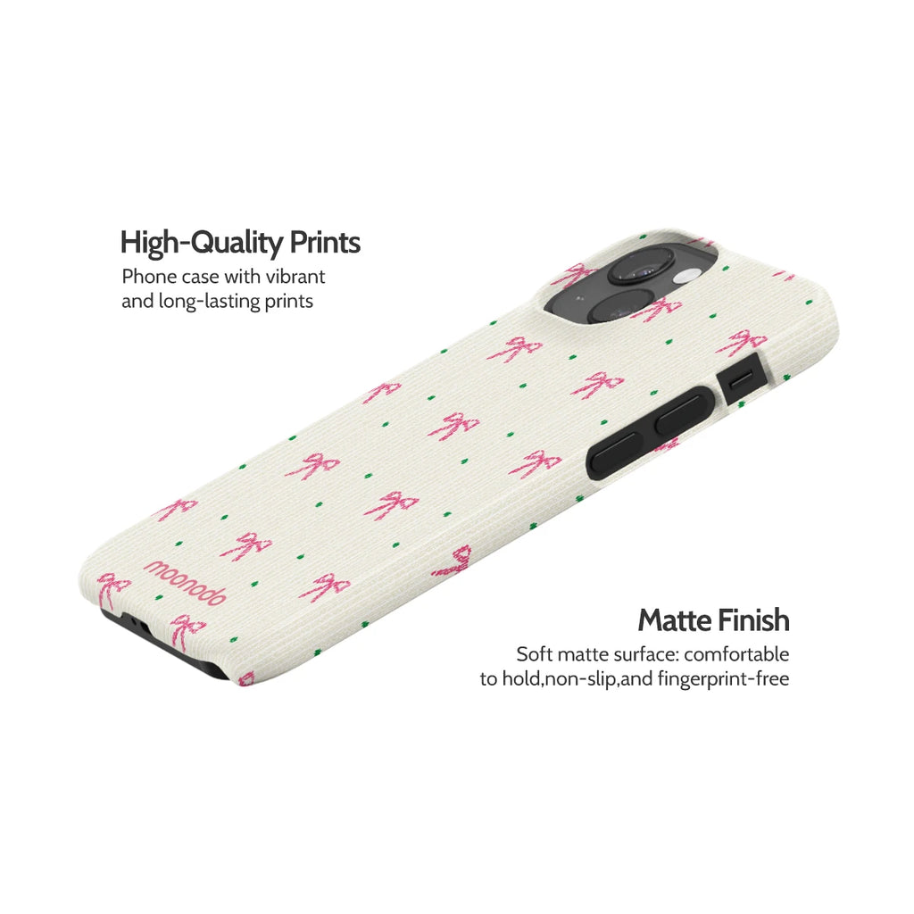 Rosy Ribbon - iPhone 13 Mini Case