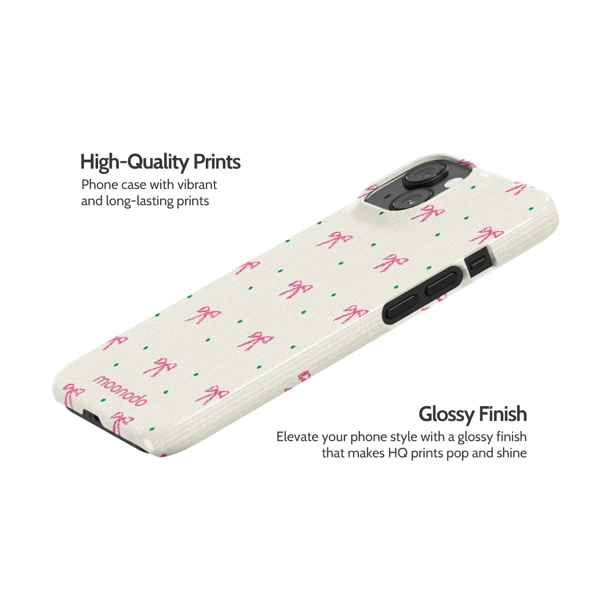 Rosy Ribbon - iPhone 14 Case