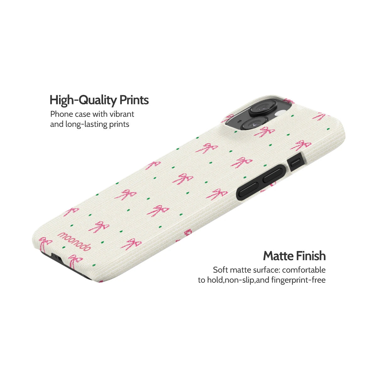 Rosy Ribbon - iPhone 14 Case