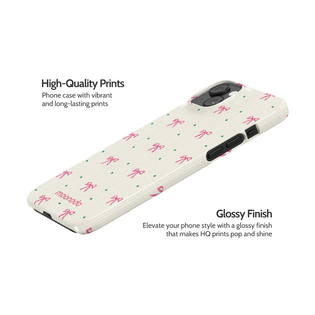 Rosy Ribbon - iPhone 14 Plus Case