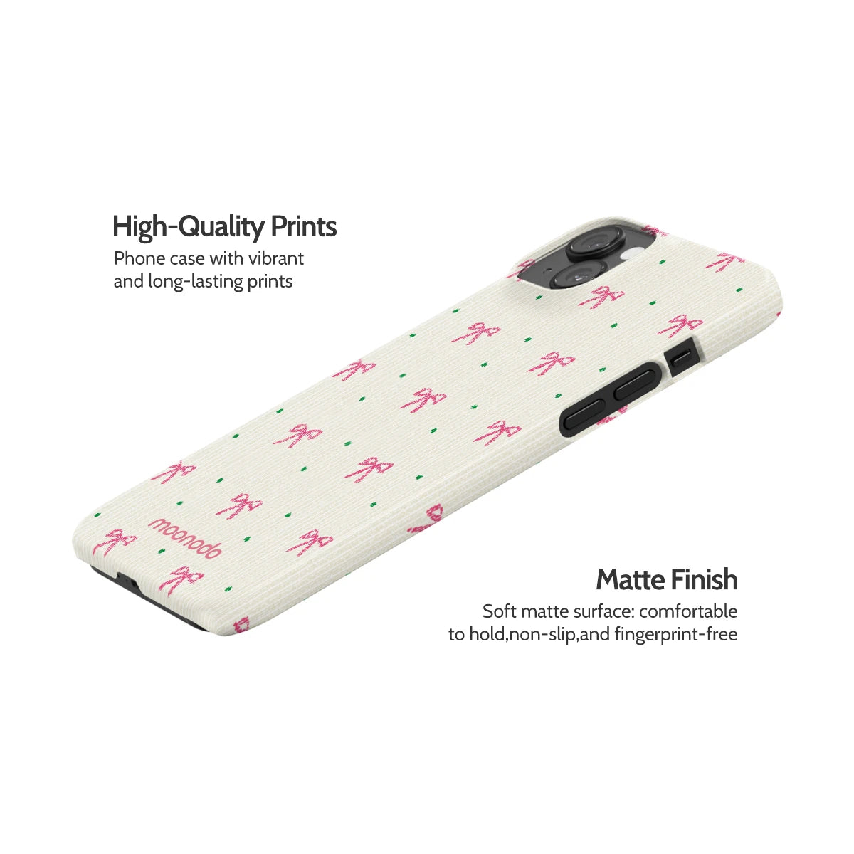 Rosy Ribbon - iPhone 14 Plus Case