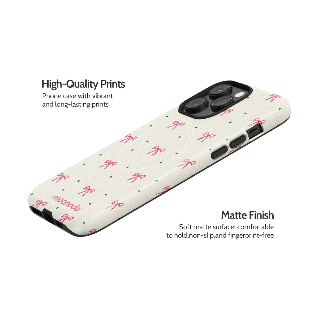 Rosy Ribbon - iPhone 14 Pro Max Case