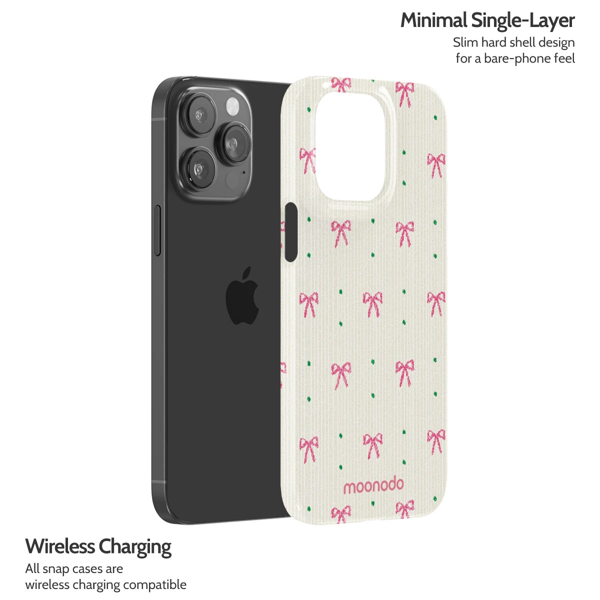 Rosy Ribbon - iPhone 14 Pro Max Case