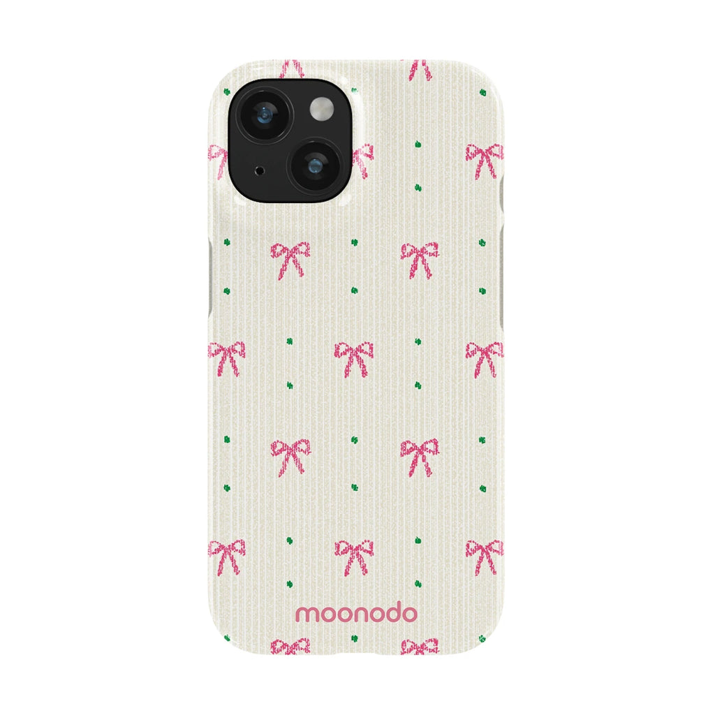 Rosy Ribbon - iPhone 15 Case