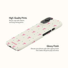 Rosy Ribbon - iPhone 15 Case