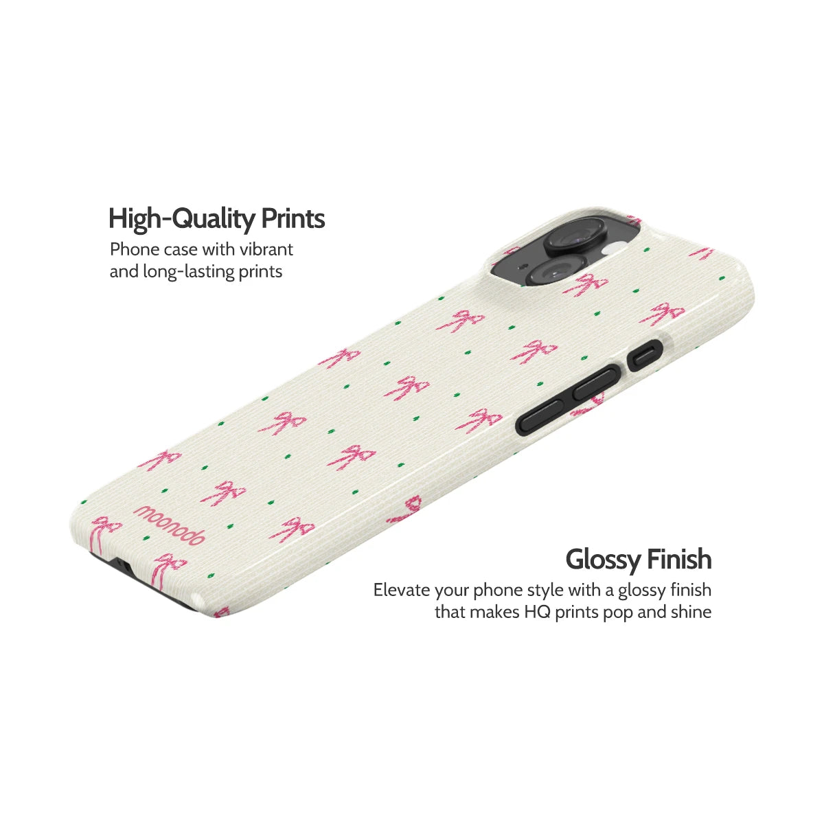 Rosy Ribbon - iPhone 15 Case