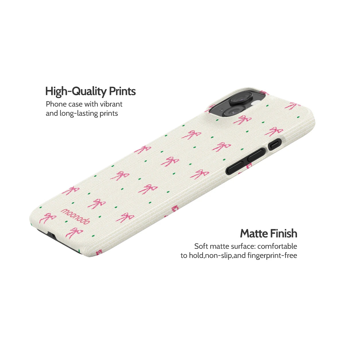 Rosy Ribbon - iPhone 15 Plus Case