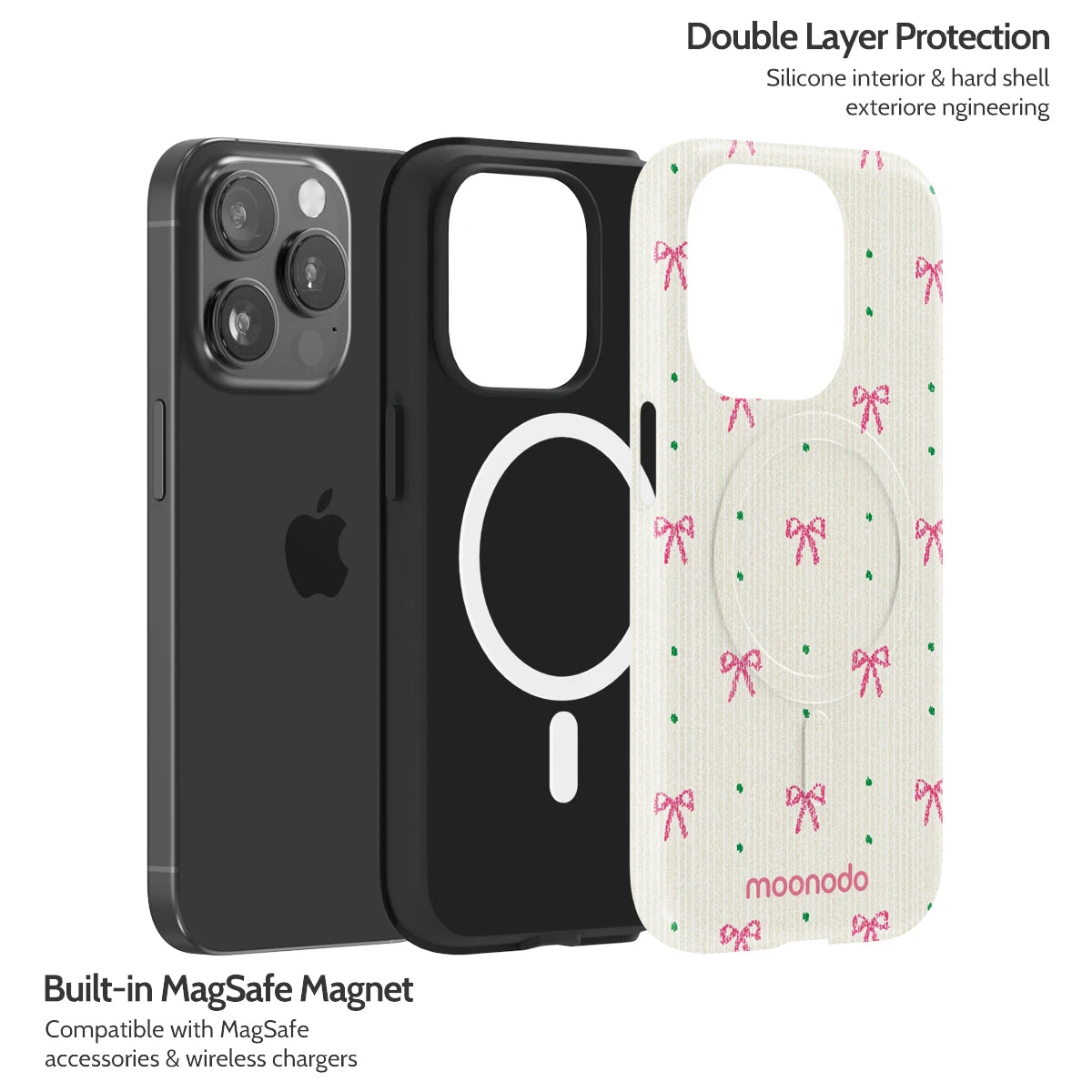 Rosy Ribbon - iPhone 15 Pro Case