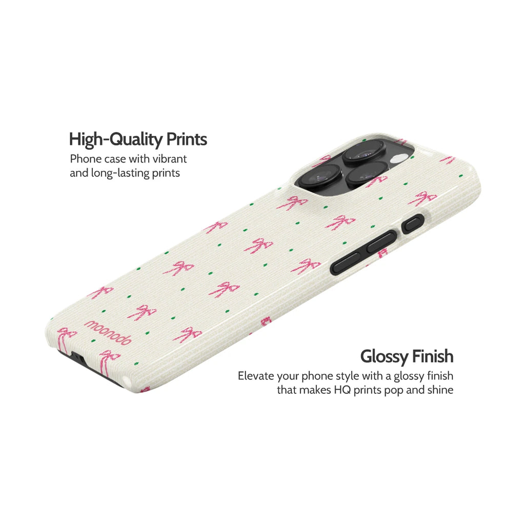 Rosy Ribbon - iPhone 15 Pro Case