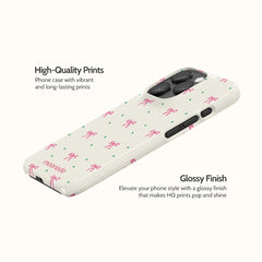 Rosy Ribbon - iPhone 15 Pro Case