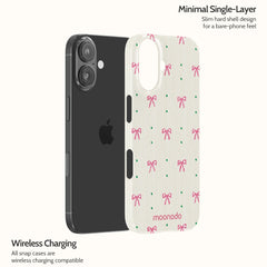 Rosy Ribbon - iPhone 16 Case