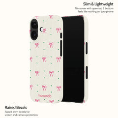 Rosy Ribbon - iPhone 16 Case