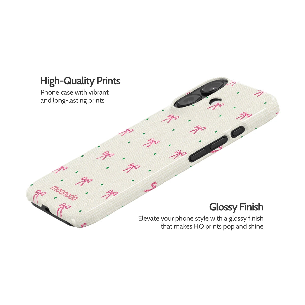 Rosy Ribbon - iPhone 16 Case