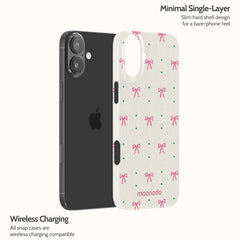 Rosy Ribbon - iPhone 16 Plus Case
