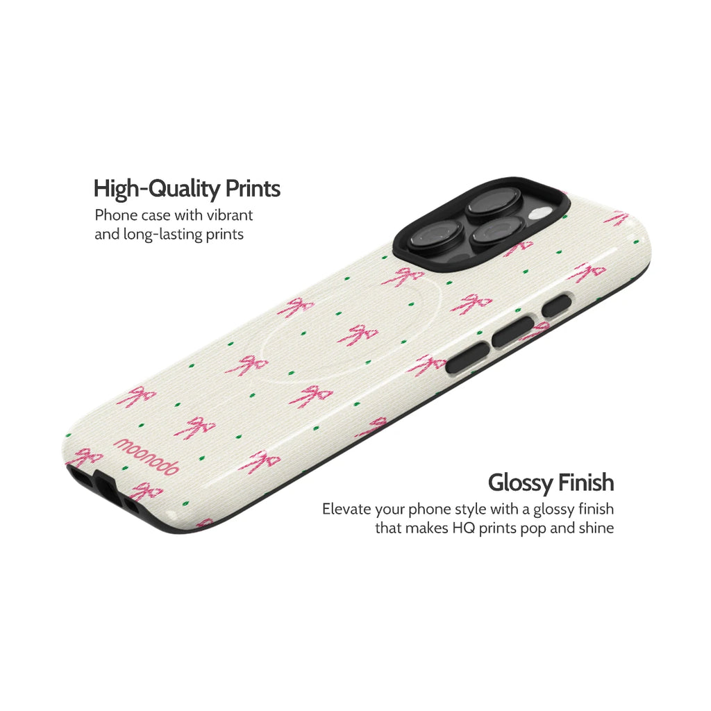 Rosy Ribbon - iPhone 16 Pro Case