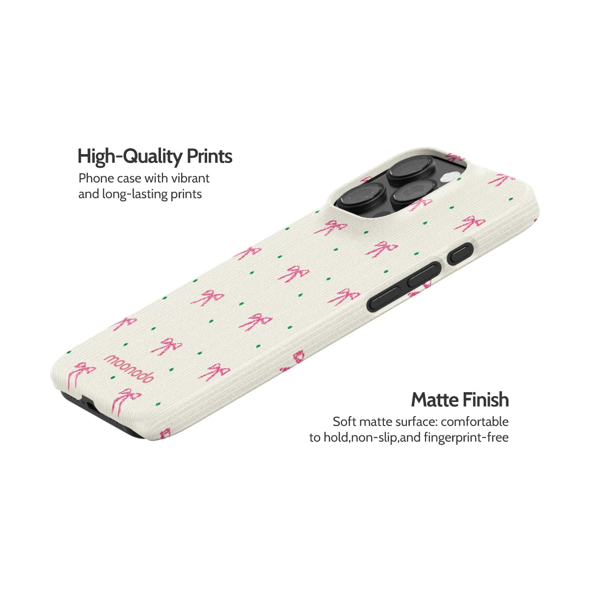 Rosy Ribbon - iPhone 16 Pro Case