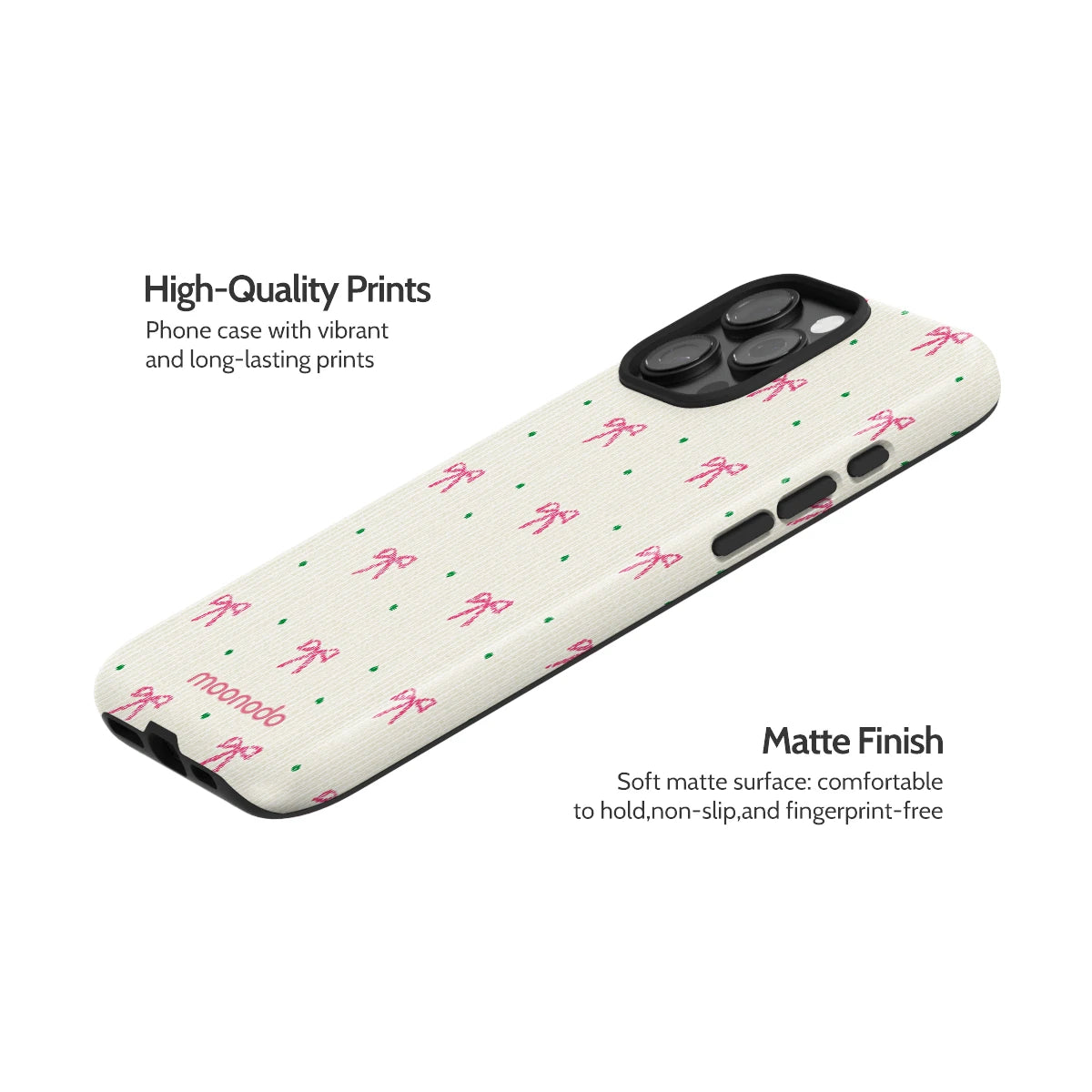 Rosy Ribbon - iPhone 16 Pro Max Case