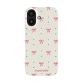 Rosy Ribbon - iPhone 17 Case
