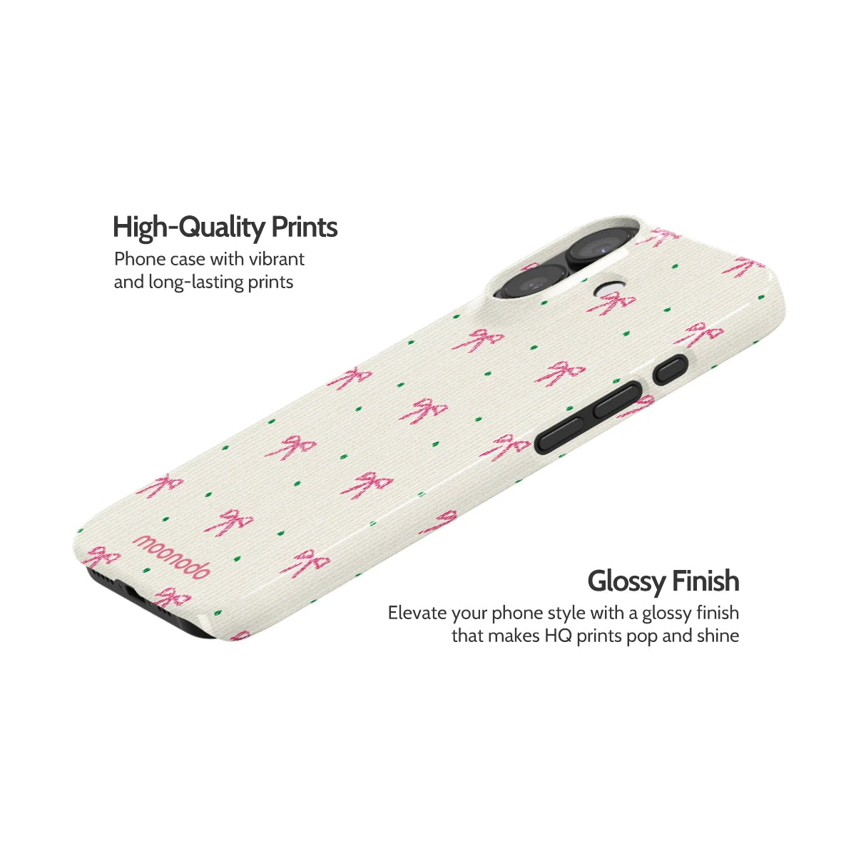 Rosy Ribbon - iPhone 17 Case
