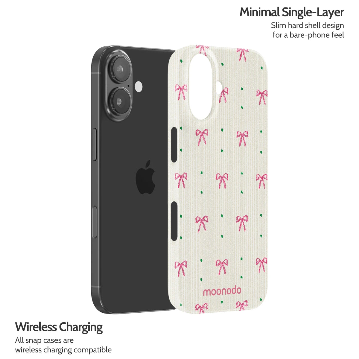 Rosy Ribbon - iPhone 17 Case
