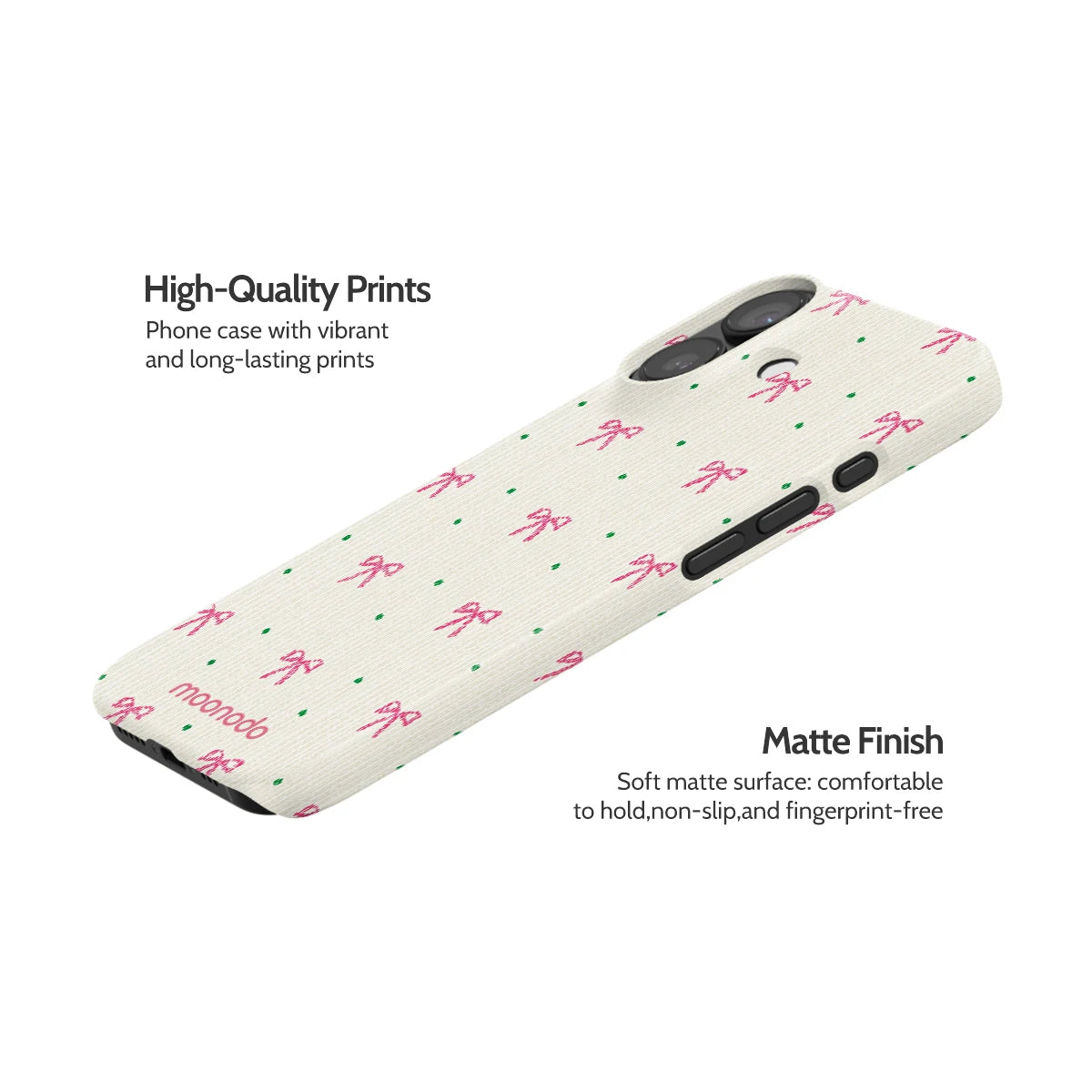 Rosy Ribbon - iPhone 17 Case