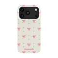 Rosy Ribbon - iPhone 17 Pro Case