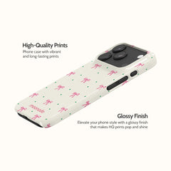 Rosy Ribbon - iPhone 17 Pro Case