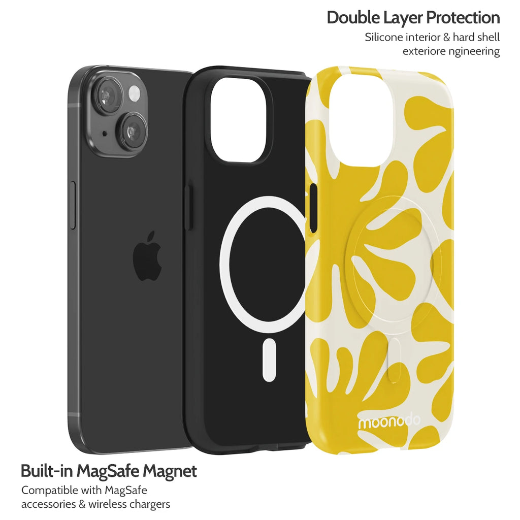 Saffron Solstice - iPhone 15 Case