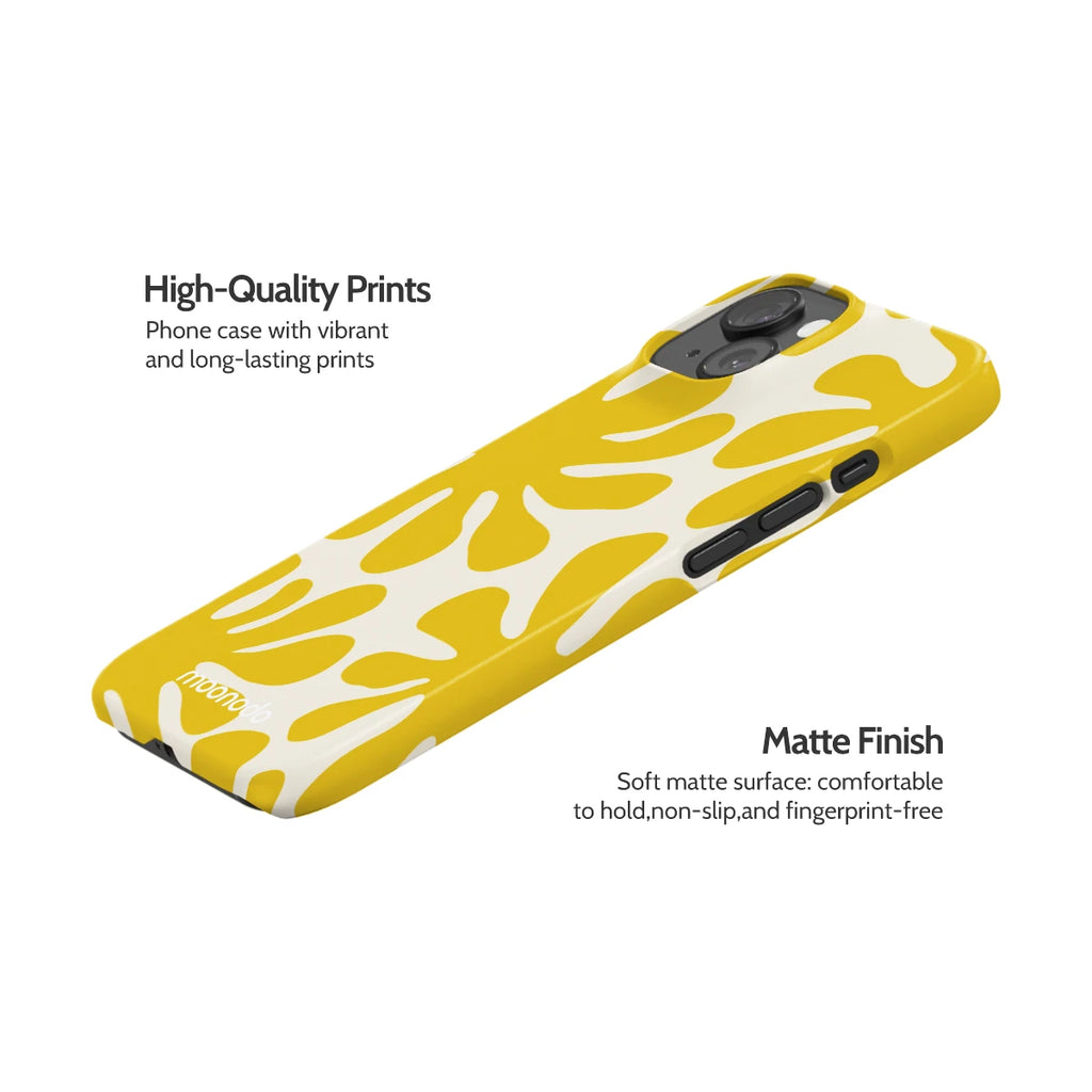 Saffron Solstice - iPhone 15 Case