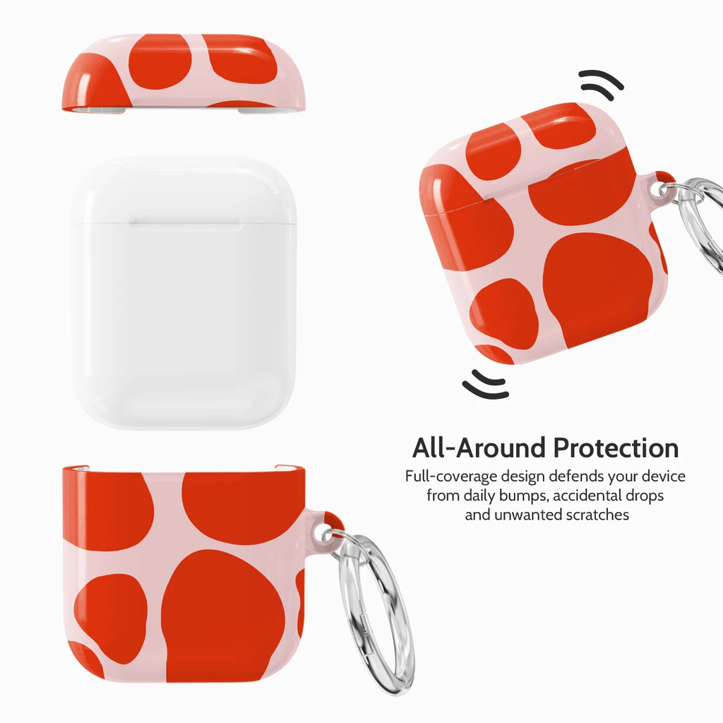 Scarlet Pulse - AirPods 1 & 2 Case