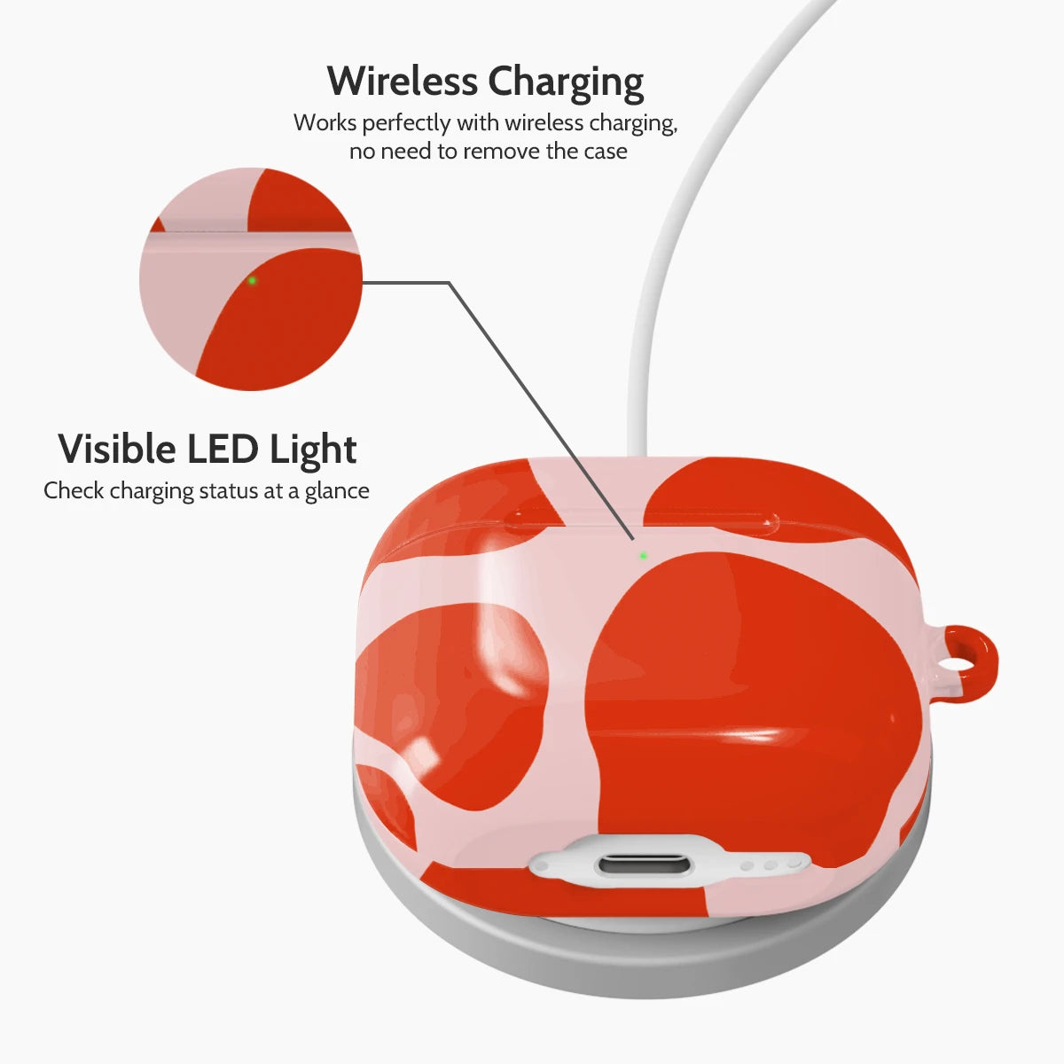 Scarlet Pulse - AirPods 4 Case