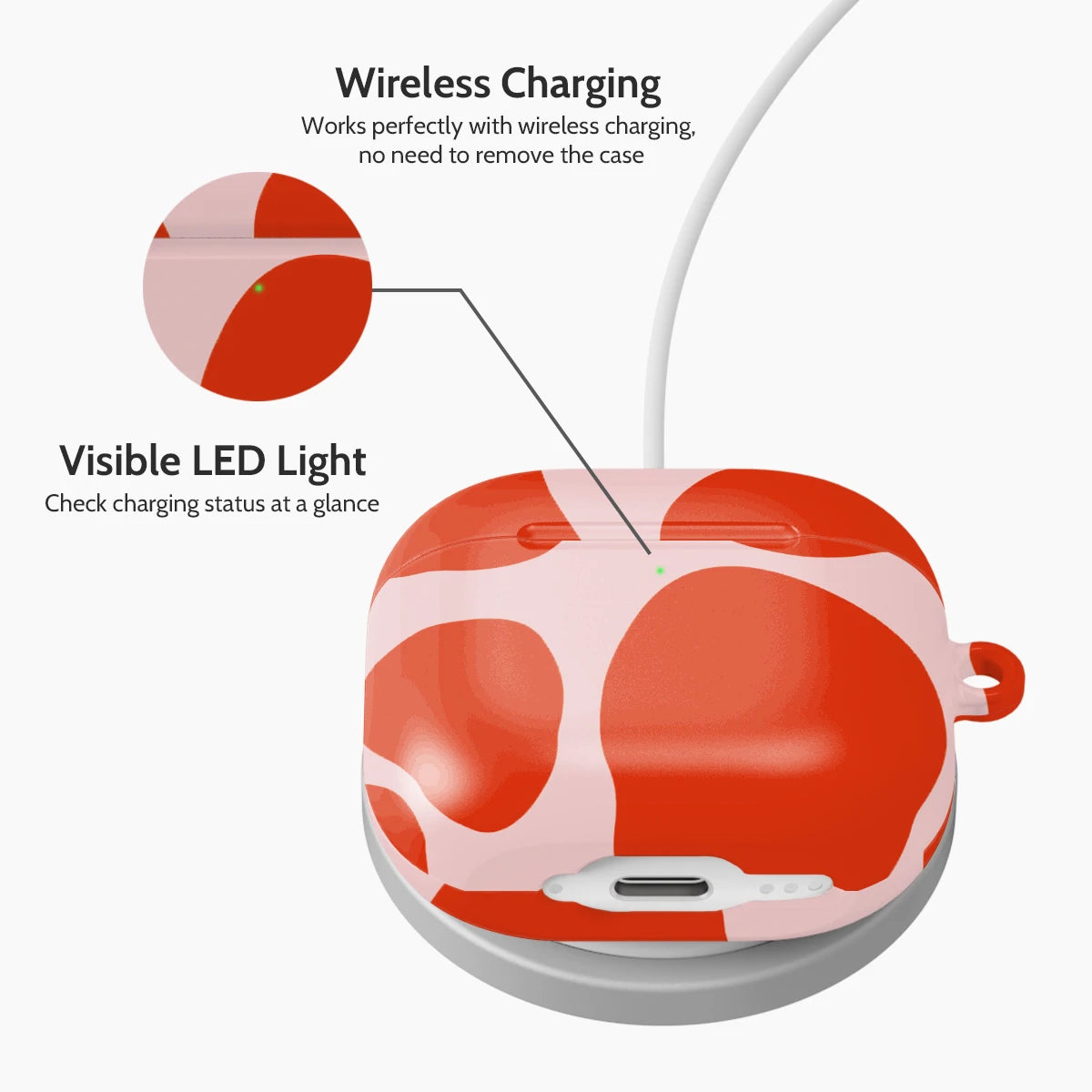 Scarlet Pulse - AirPods 4 Case