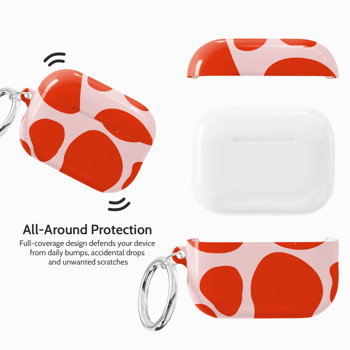 Scarlet Pulse - AirPods Pro 3 Case