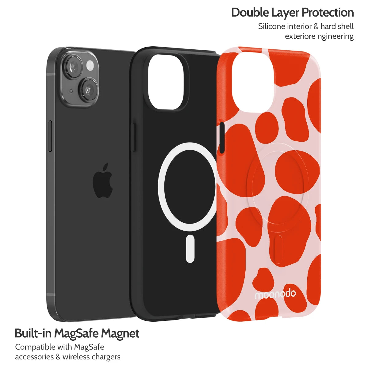 Scarlet Pulse - iPhone 14 Plus Case