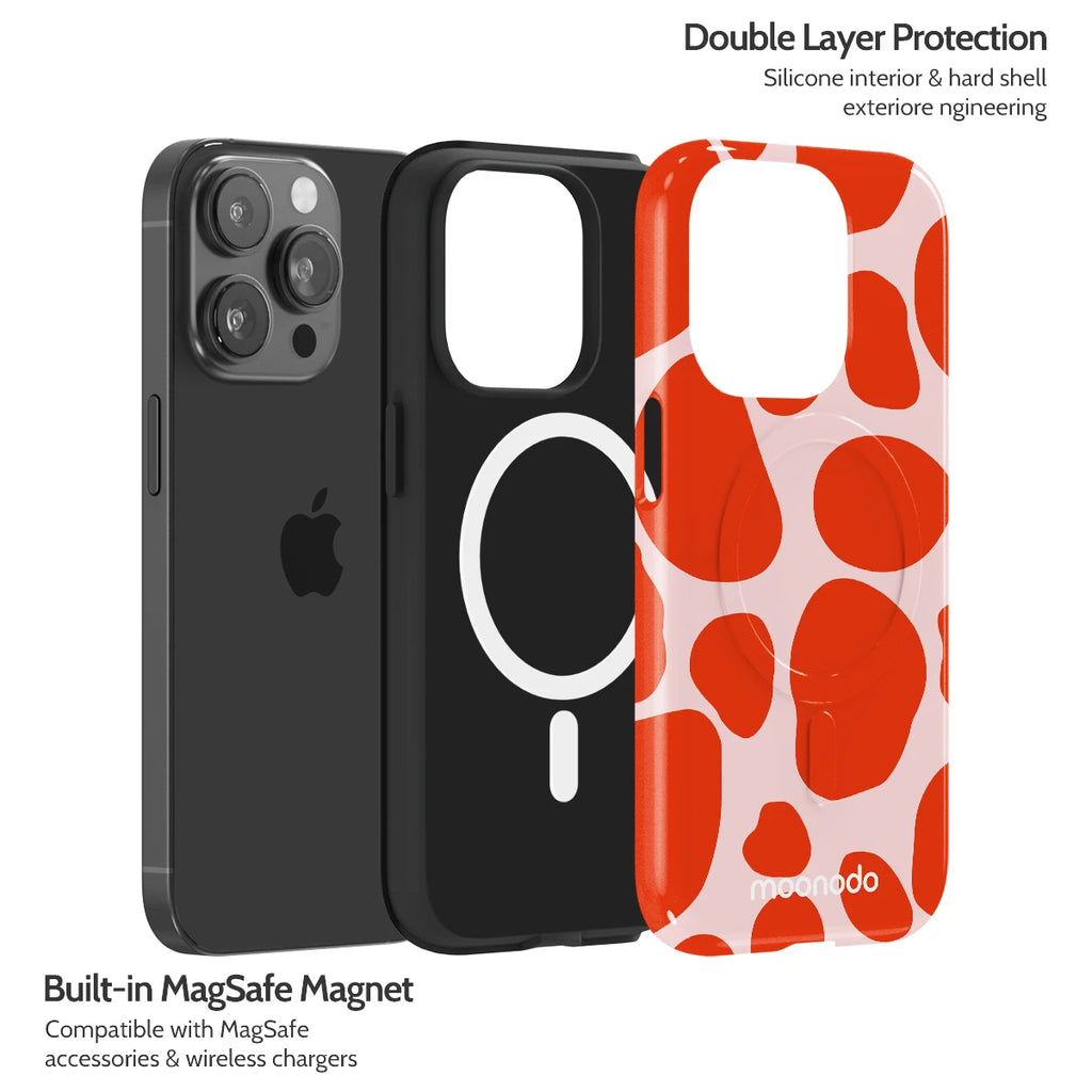 Scarlet Pulse - iPhone 14 Pro Case