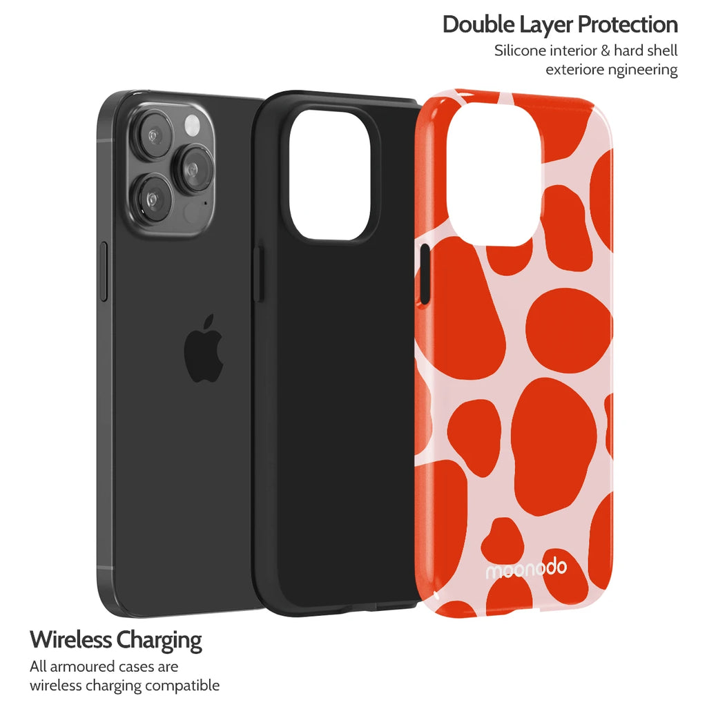 Scarlet Pulse - iPhone 14 Pro Max Case