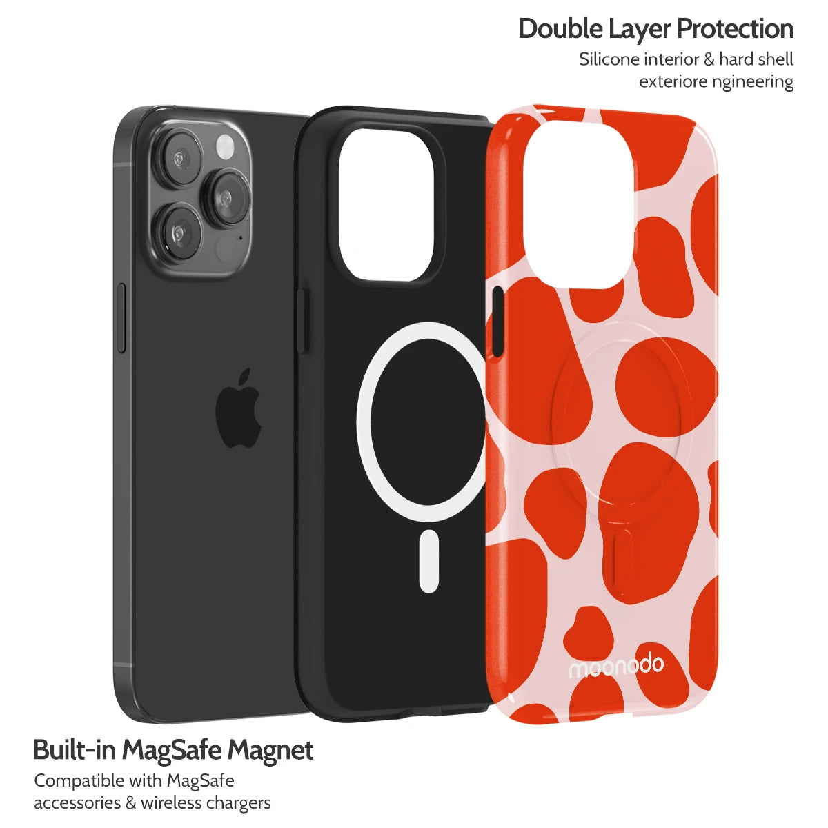 Scarlet Pulse - iPhone 14 Pro Max Case